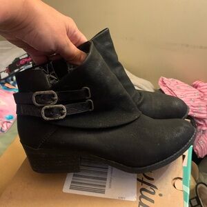 Anker Black Ankle Boots
